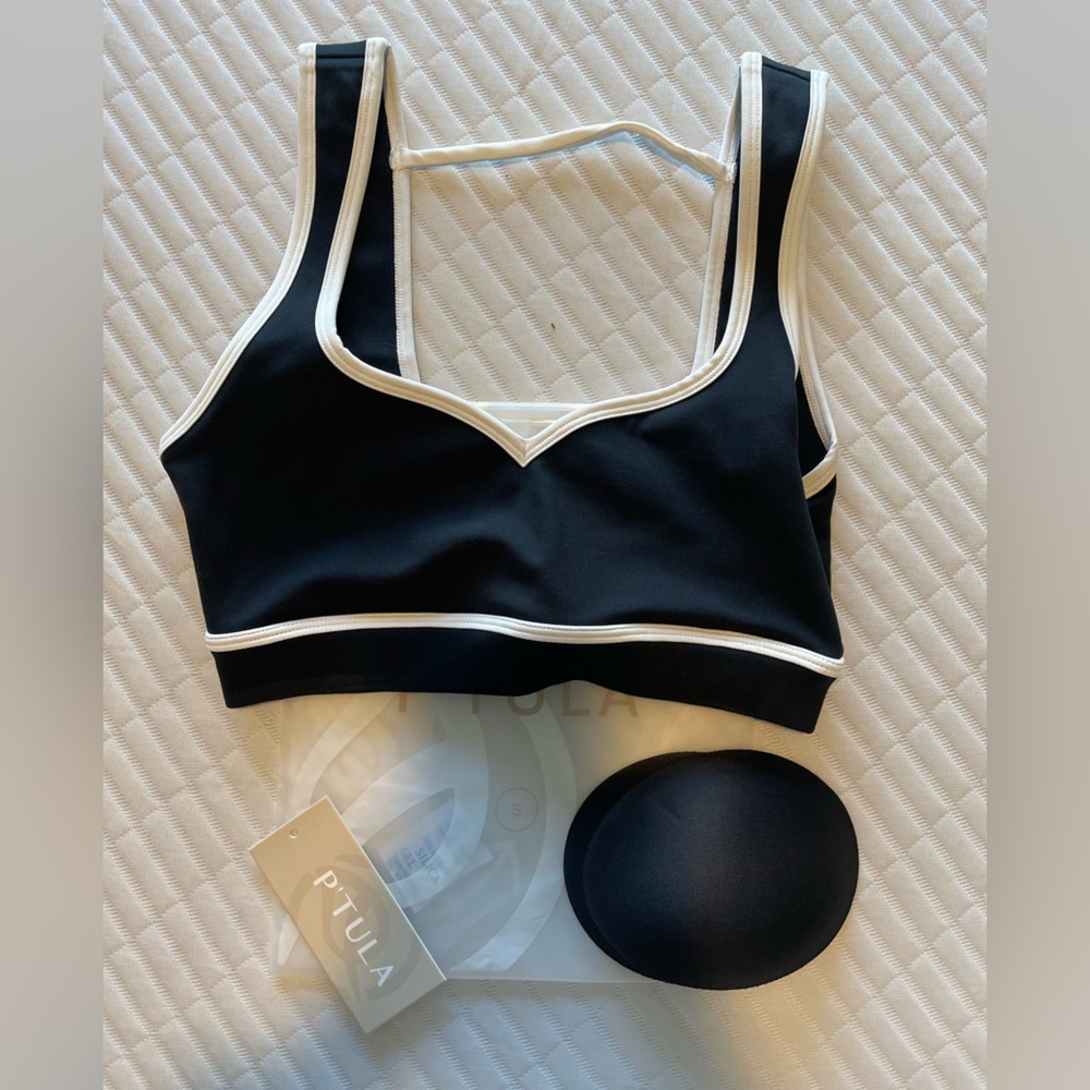 P’tula That Girl Sweetheart Bra - black